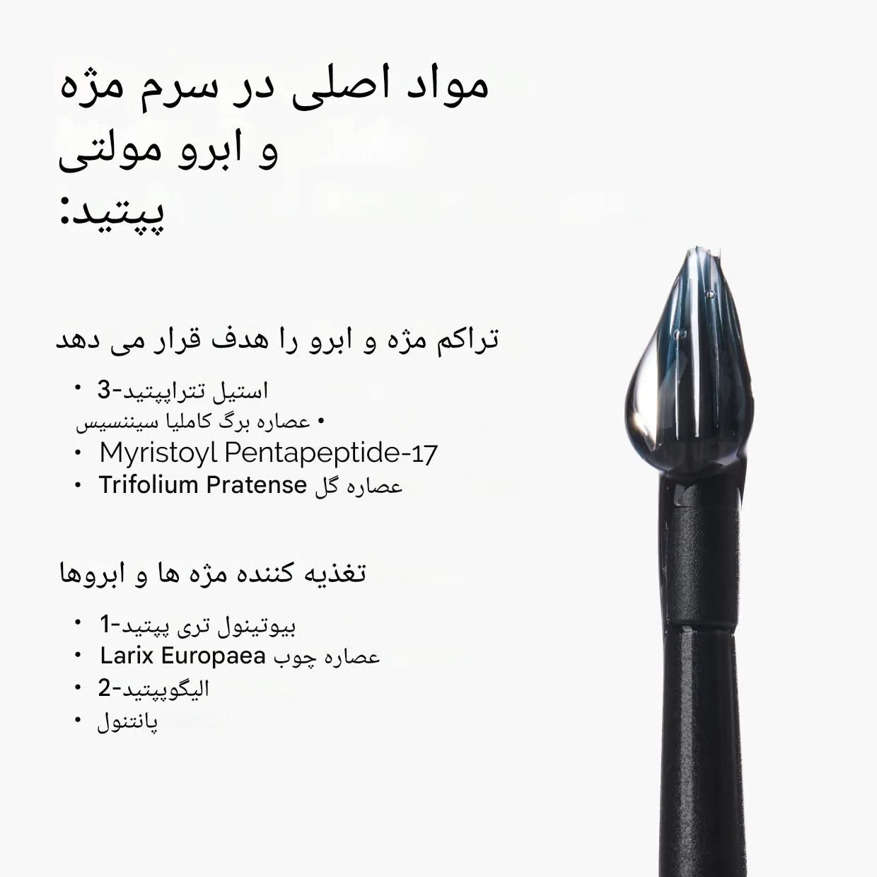 سرم تقویتکننده مژه و ابرو اوردینری مولتی پپتید - Image 4